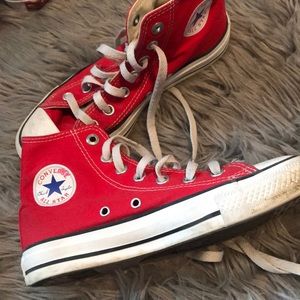 Red converse